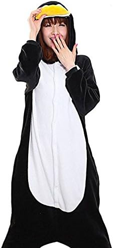 Cosfaire Unisex Penguin Onesies Adult One Piece Animal Pajamas Cosplay Costume - View 4