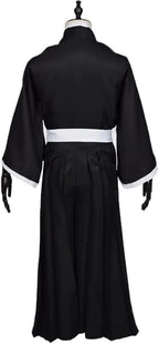 Cosfaire Adult Anime Black Robe Cloak Cosplay costumes Japanese Traditional Samurai Uniform Kimono outfit Halloween outfits - View 4