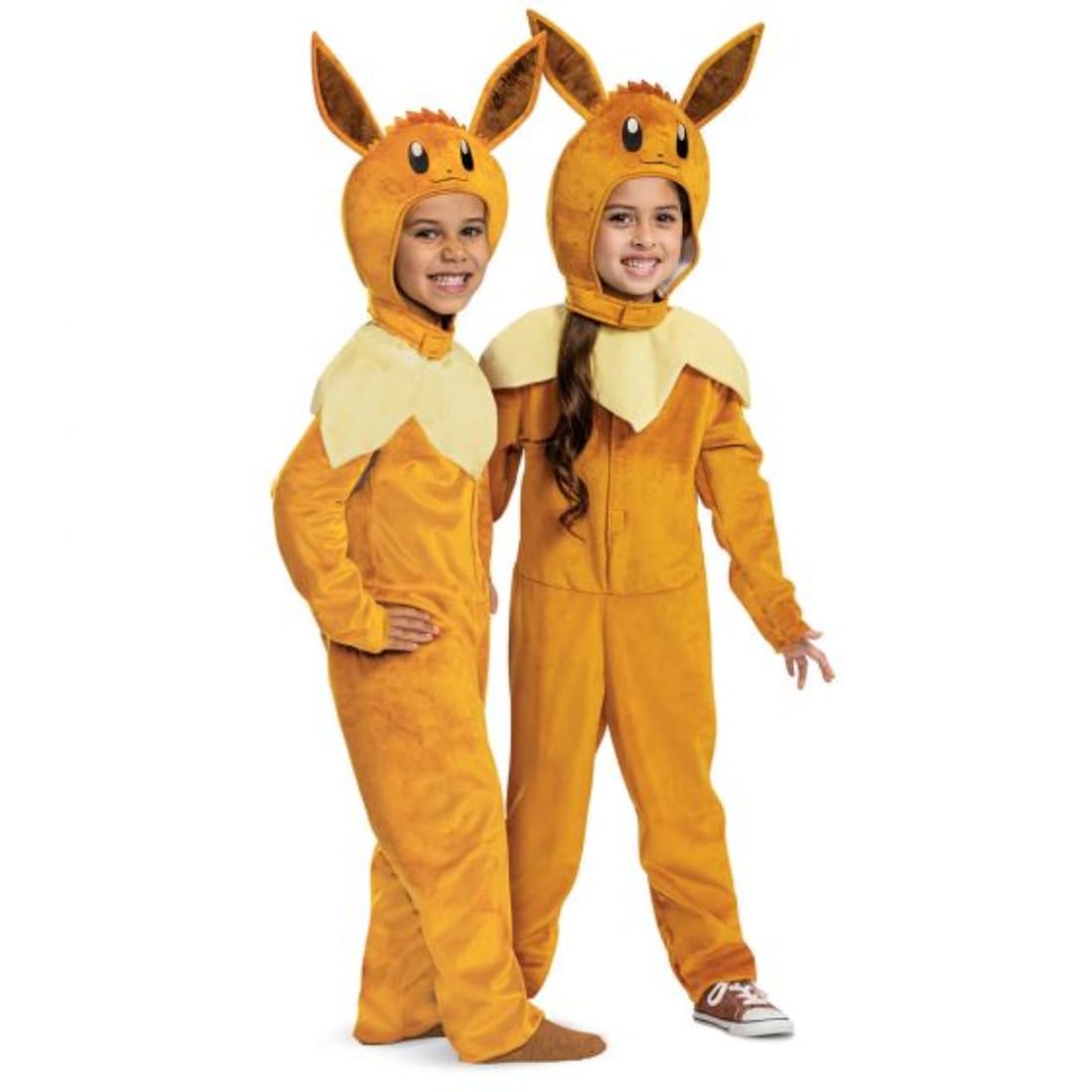 Cosfaire Eevee Costume for Kids, Pokemon Costume Hooded Jumpsuit - View 7