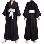 Cosfaire Adult Anime Black Robe Cloak Cosplay costumes Japanese Traditional Samurai Uniform Kimono outfit Halloween outfits - View 7