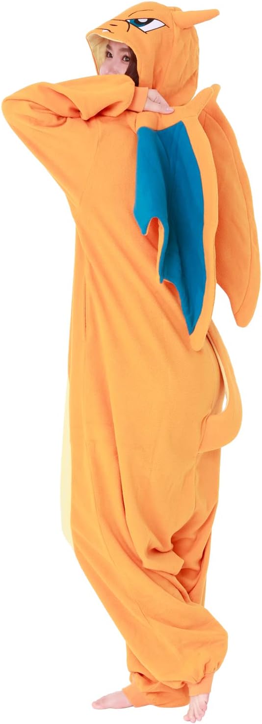 Cosfaire Pokemon Charizard Kigurumi Onesie - Adult Halloween, Cosplay, Loungewear - Ultra Soft & Cozy - Unisex - View 6