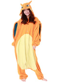Cosfaire Pokemon Charizard Kigurumi Onesie - Adult Halloween, Cosplay, Loungewear - Ultra Soft & Cozy - Unisex - View 7