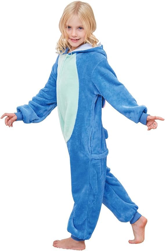 Cosfaire Unisex Kids Onesie Animal Cosplay One-Piece Pajamas Christmas Halloween Costumes Pink Pig - View 4