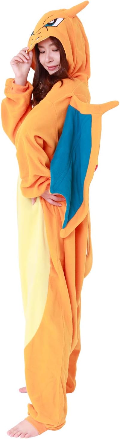 Cosfaire Pokemon Charizard Kigurumi Onesie - Adult Halloween, Cosplay, Loungewear - Ultra Soft & Cozy - Unisex - View 5