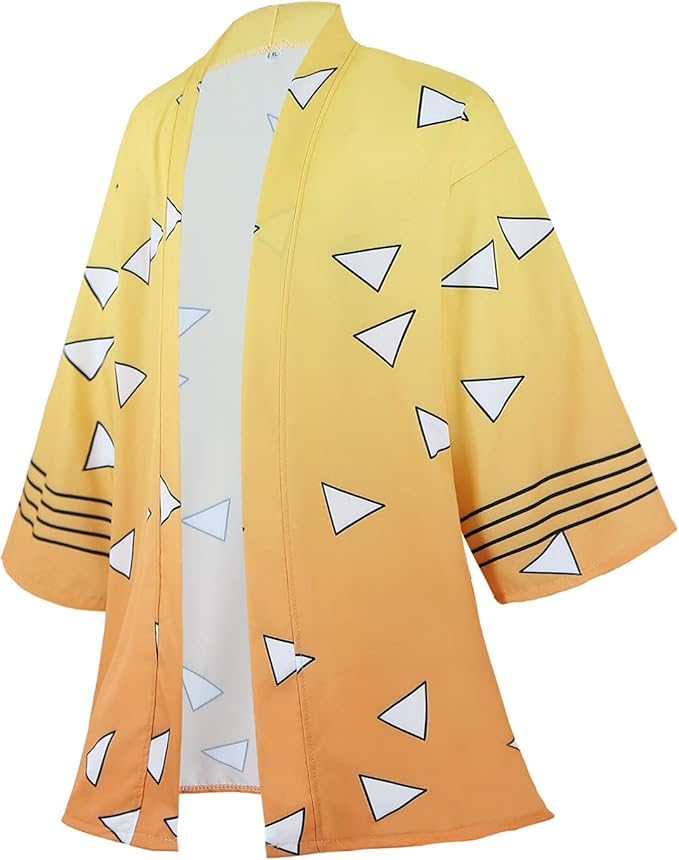 Cosfaire Anime Robes Tanjiro Cosplay Costume Zenitsu Kimono - View 17