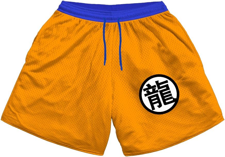 Cosfaire Anime Swim Trunks 5'' Inseam Funny Board Shorts for Men, Boys