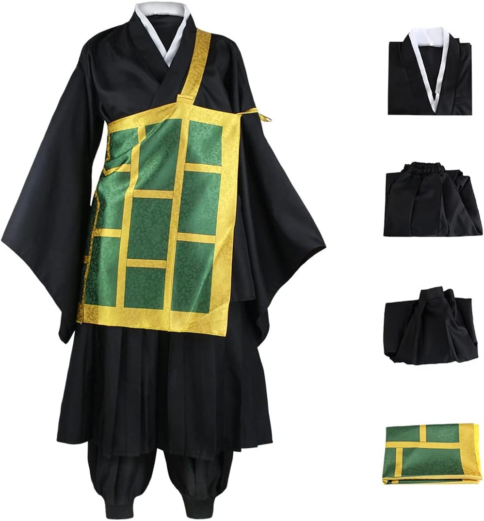 Cosfaire Anime Geto Cosplay Kimono Outfits Full set with Printed Cassock Easter and Halloween Costume For Adult - View 6