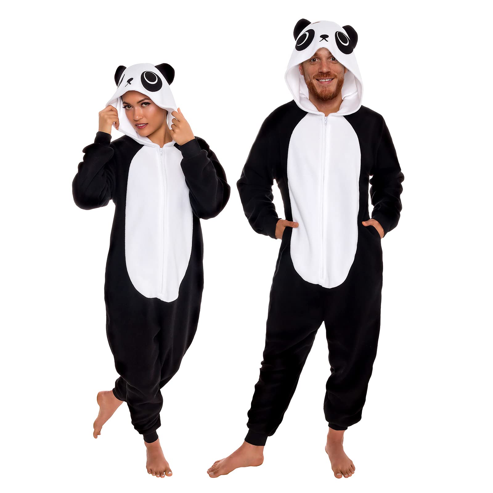 Cosfaire Slim Fit Adult Onesie - Animal Costume - Plush Unisex Halloween One Piece Cosplay Suit for Women and Men - View 19