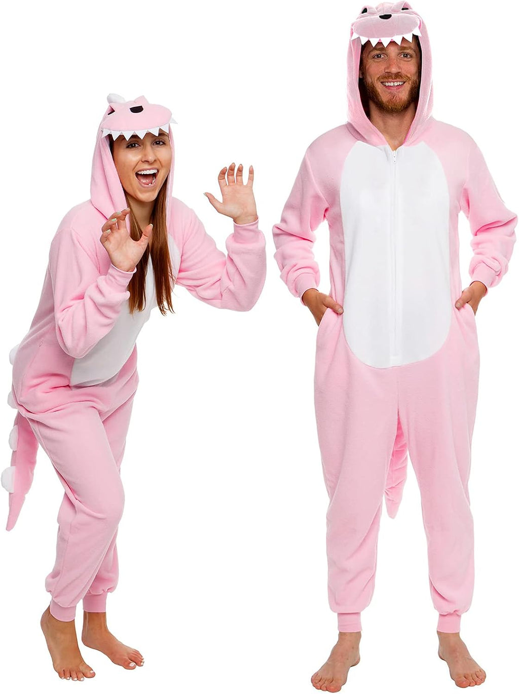 Cosfaire Slim Fit Adult Onesie - Animal Costume - Plush Unisex Halloween One Piece Cosplay Suit for Women and Men - View 5