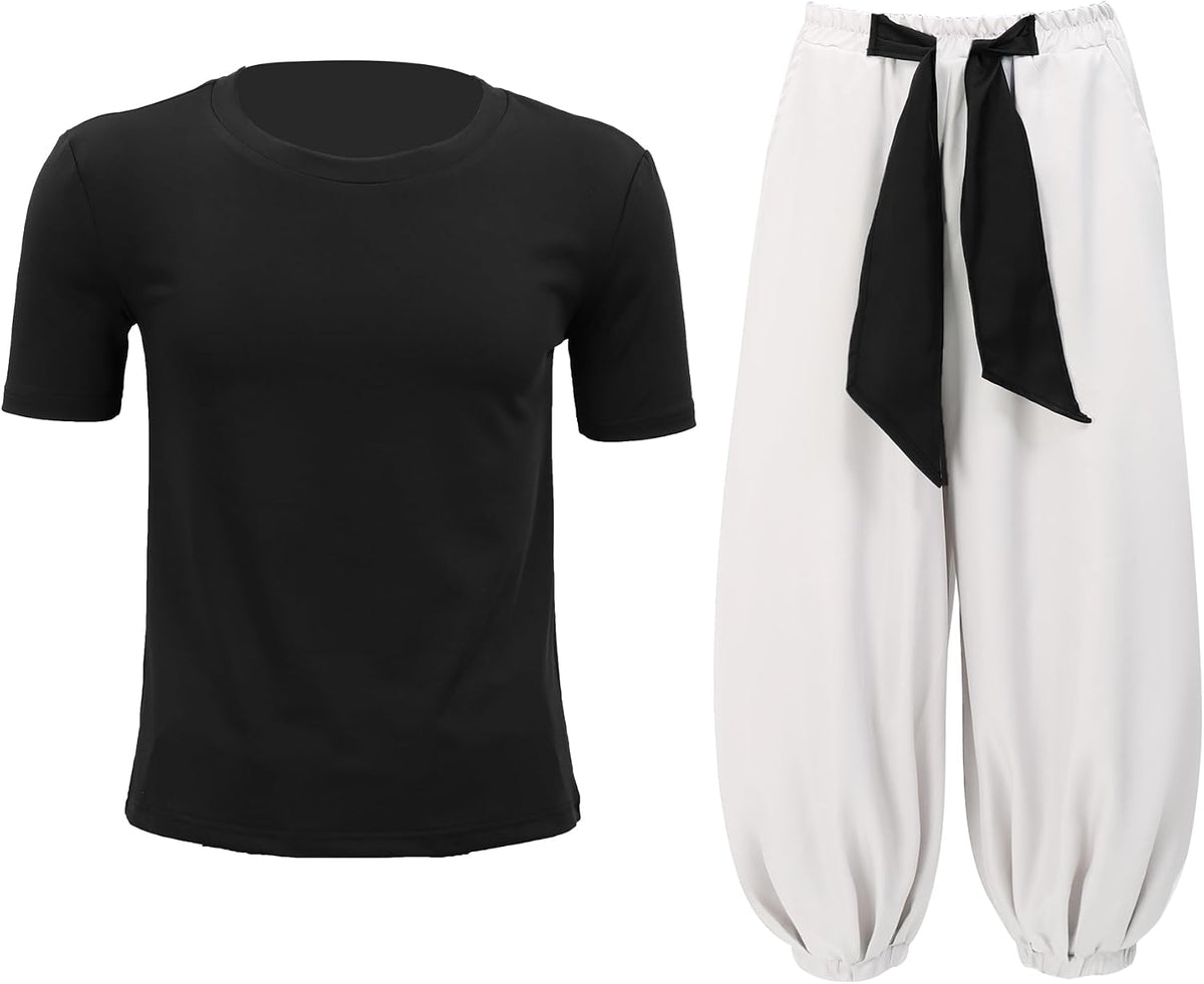 Cosfaire Men's Cosplay Costume US Size Stretchy Clothing Pants Outfit for Party Halloween