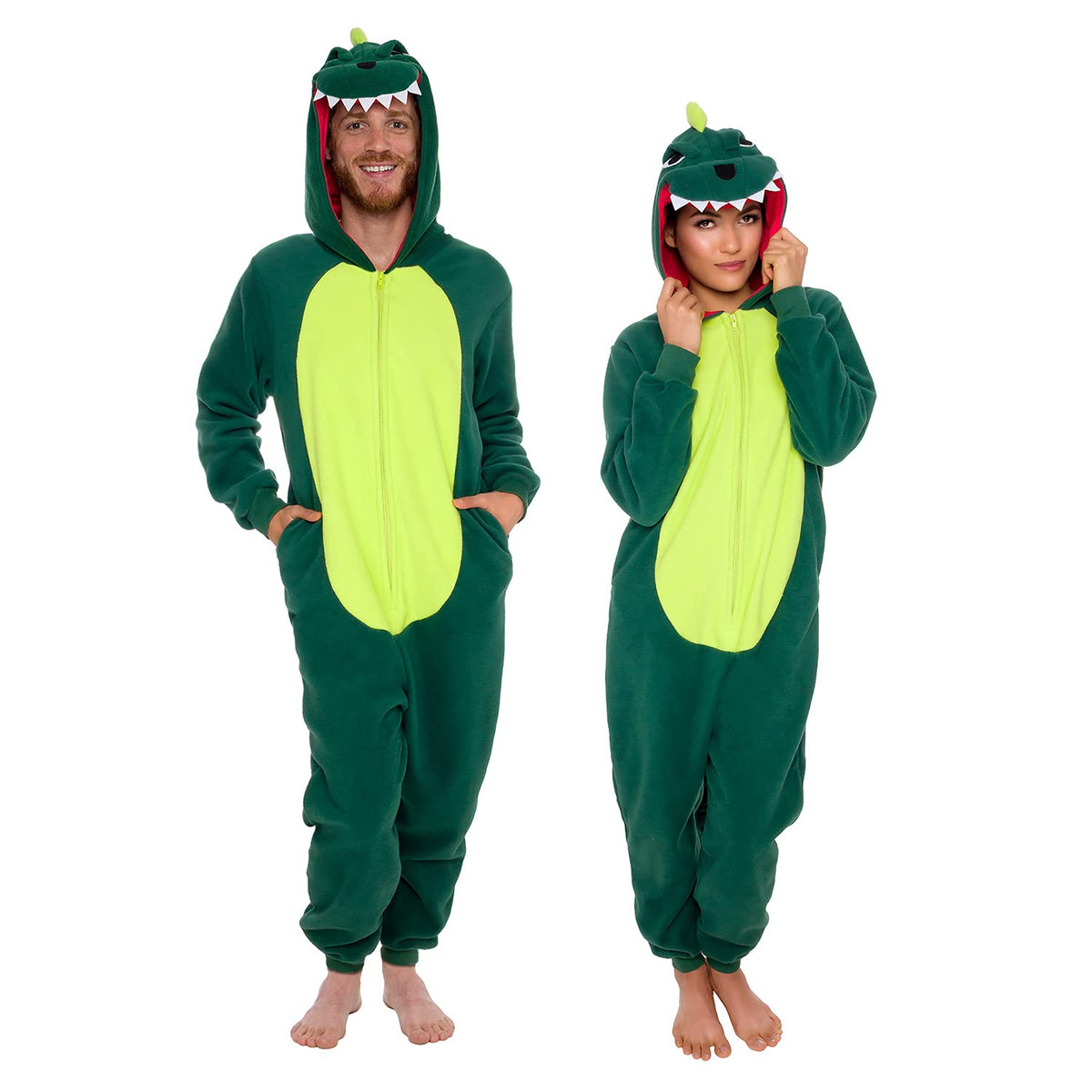 Cosfaire Slim Fit Adult Onesie - Animal Costume - Plush Unisex Halloween One Piece Cosplay Suit for Women and Men - View 16