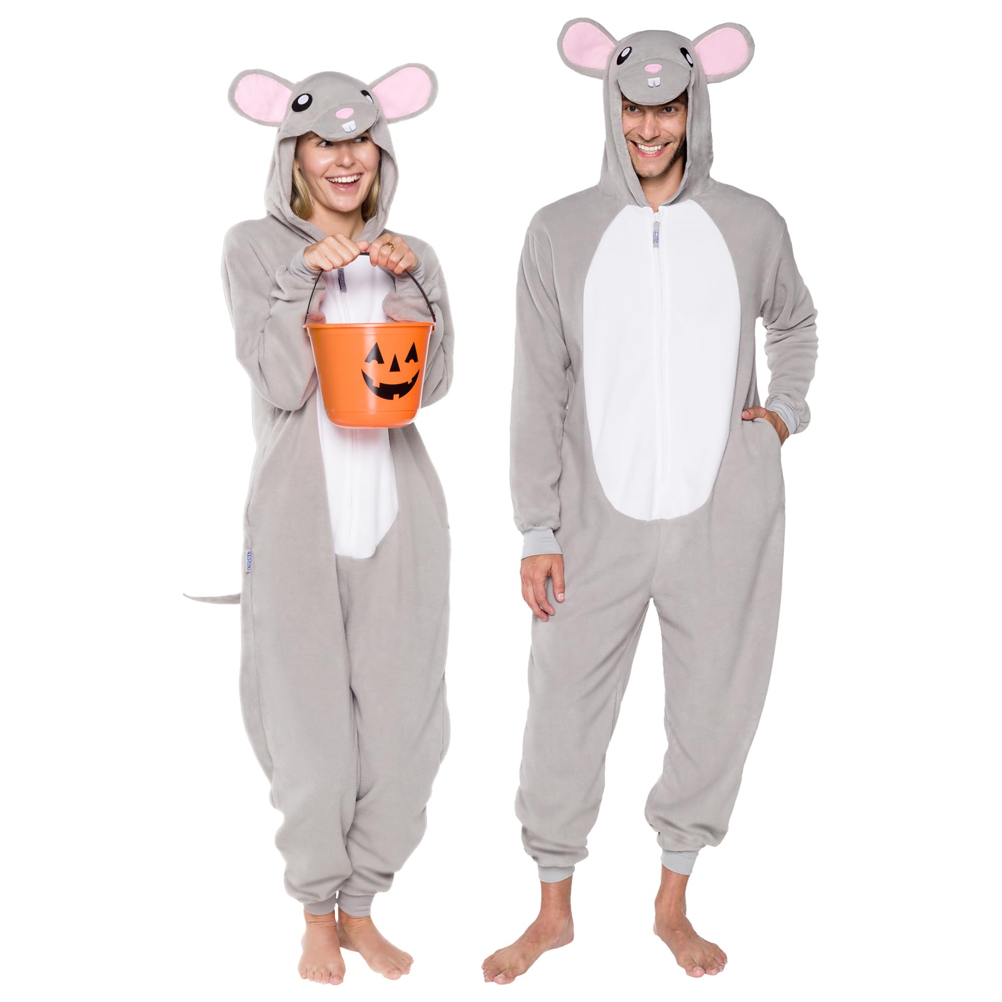 Cosfaire Slim Fit Adult Onesie - Animal Costume - Plush Unisex Halloween One Piece Cosplay Suit for Women and Men - View 35