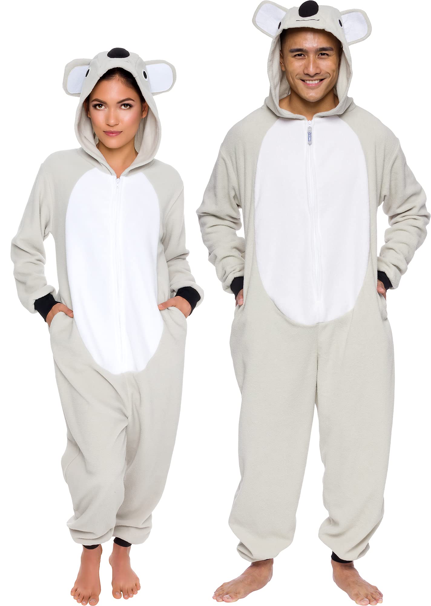 Cosfaire Slim Fit Adult Onesie - Animal Costume - Plush Unisex Halloween One Piece Cosplay Suit for Women and Men - View 18