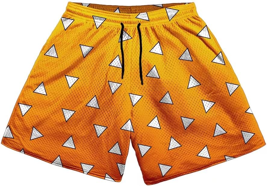 Cosfaire Anime Swim Trunks 5'' Inseam Funny Board Shorts for Men, Boys - View 16