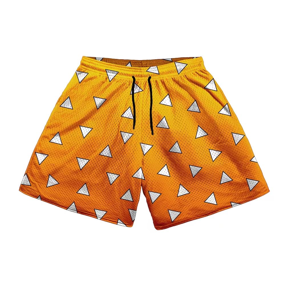 Cosfaire Anime Swim Trunks 5'' Inseam Funny Board Shorts for Men, Boys - View 11