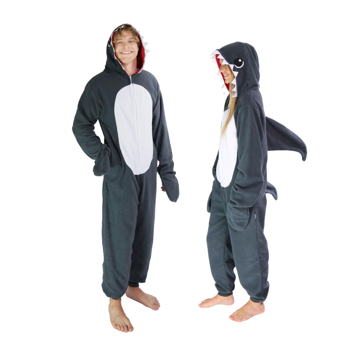 Cosfaire Slim Fit Adult Onesie - Animal Costume - Plush Unisex Halloween One Piece Cosplay Suit for Women and Men - View 29