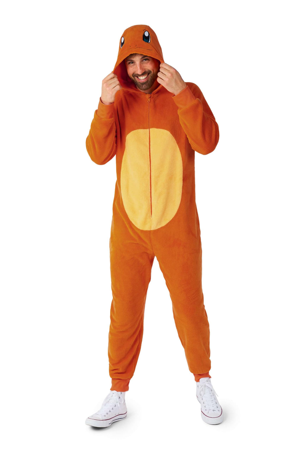 Cosfaire Adult Unisex Onesie - Pokemon One-piece Pajamas - Loose Fit - Including Pockets - Yellow - View 7