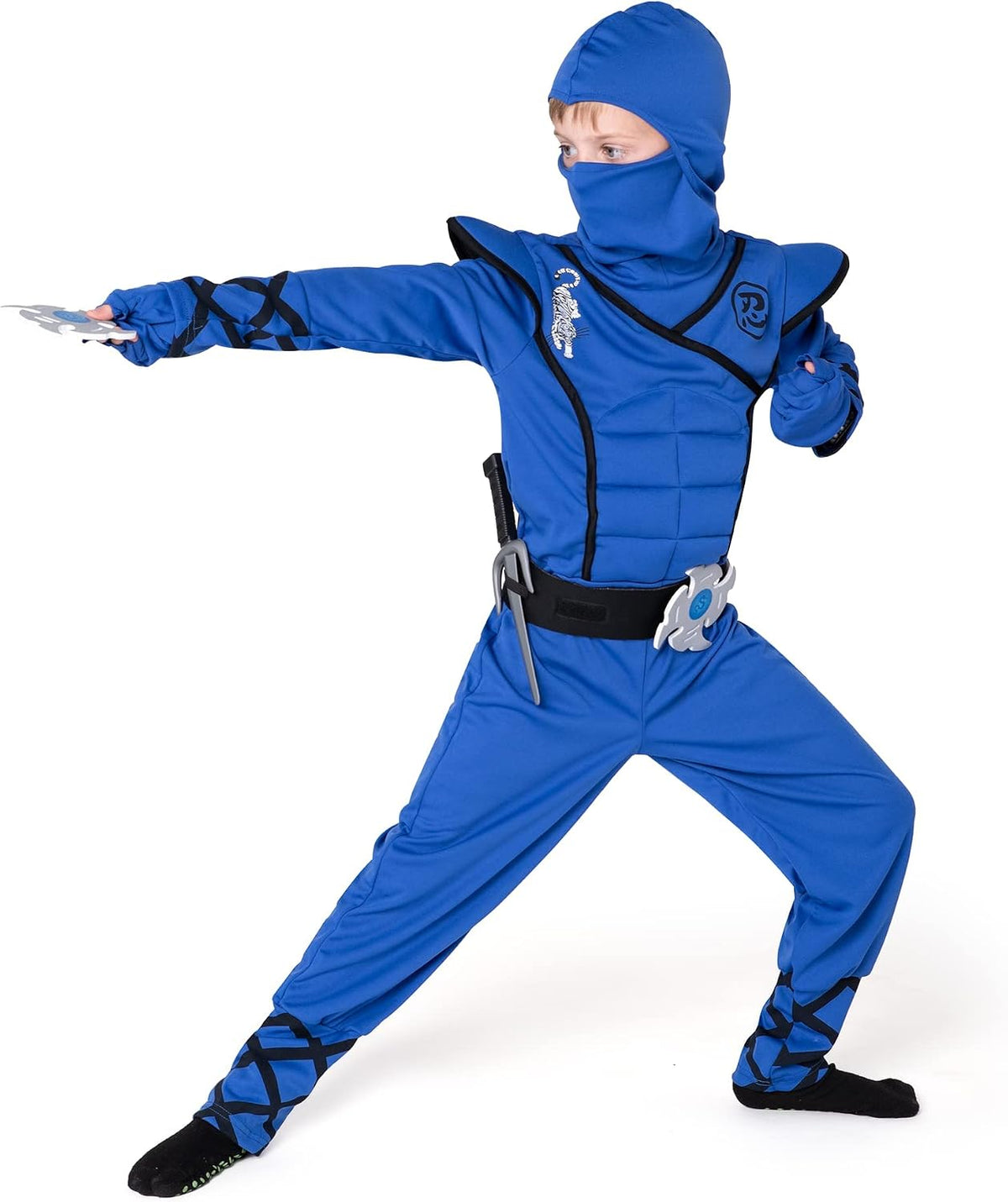 Cosfaire Halloween Ninja Costume, Ninja Outfit Set for Kids, Halloween Costumes for Boys Dress Up Party - View 3