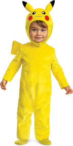 Cosfaire Pikachu Costume Romper, Pokemon Toddler Outfit and Headpiece - View 5