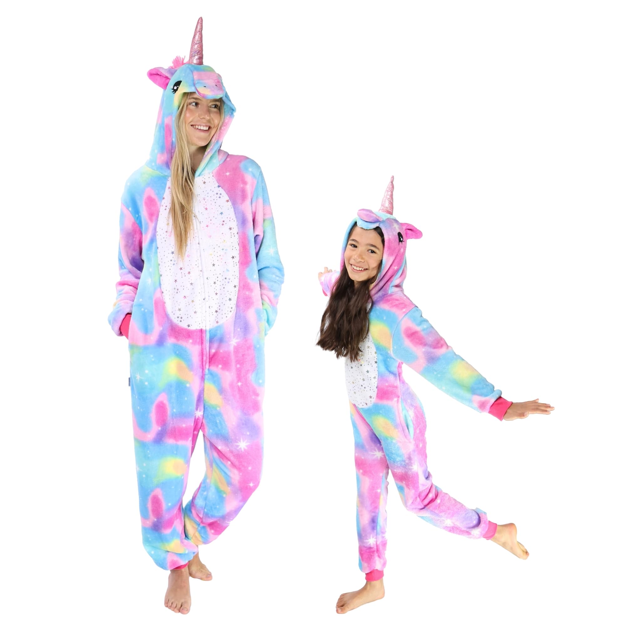 Cosfaire Slim Fit Adult Onesie - Animal Costume - Plush Unisex Halloween One Piece Cosplay Suit for Women and Men - View 12