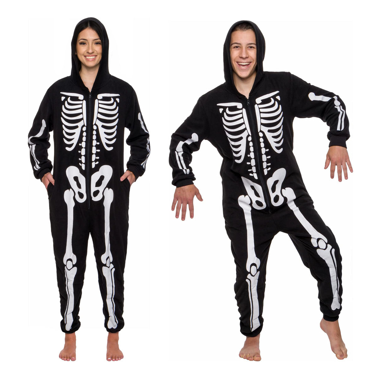 Cosfaire Slim Fit Adult Onesie - Animal Costume - Plush Unisex Halloween One Piece Cosplay Suit for Women and Men - View 9