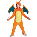 Cosfaire Charizard Costume for Kids, Pokemon Costume Hooded Jumpsuit, Child Size Small (4-6) - View 7