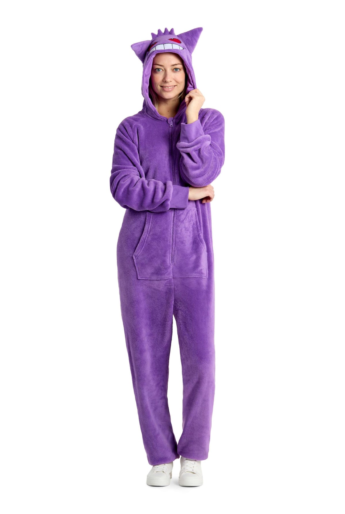 Cosfaire Adult Unisex Onesie - Pokemon One-piece Pajamas - Loose Fit - Including Pockets - Yellow - View 9