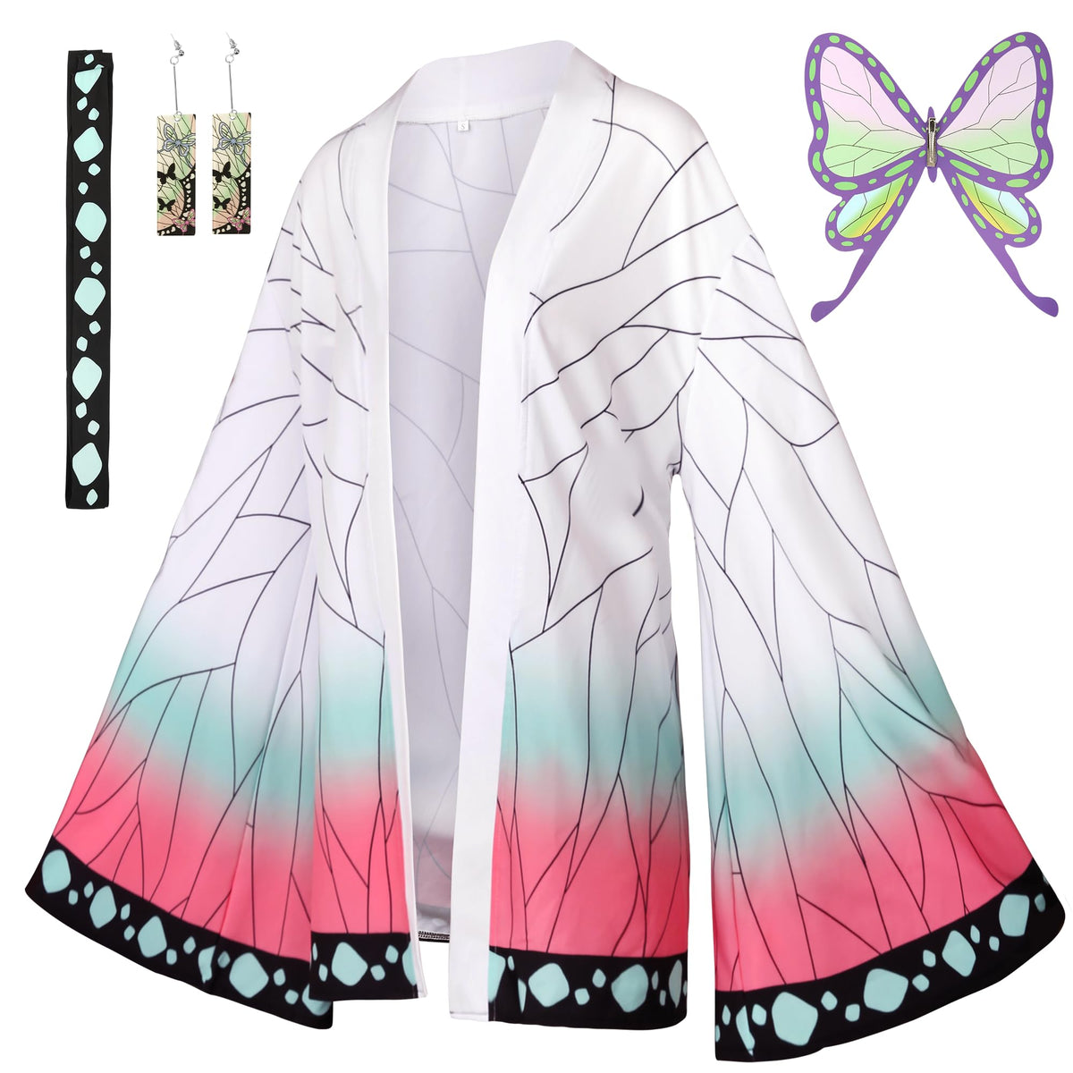 Cosfaire Anime Robes Tanjiro Cosplay Costume Zenitsu Kimono - View 12