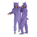 Cosfaire Pokemon Gengar Costume, Gengar Pokemon Costume with Hooded Jumpsuit for Adults - View 7