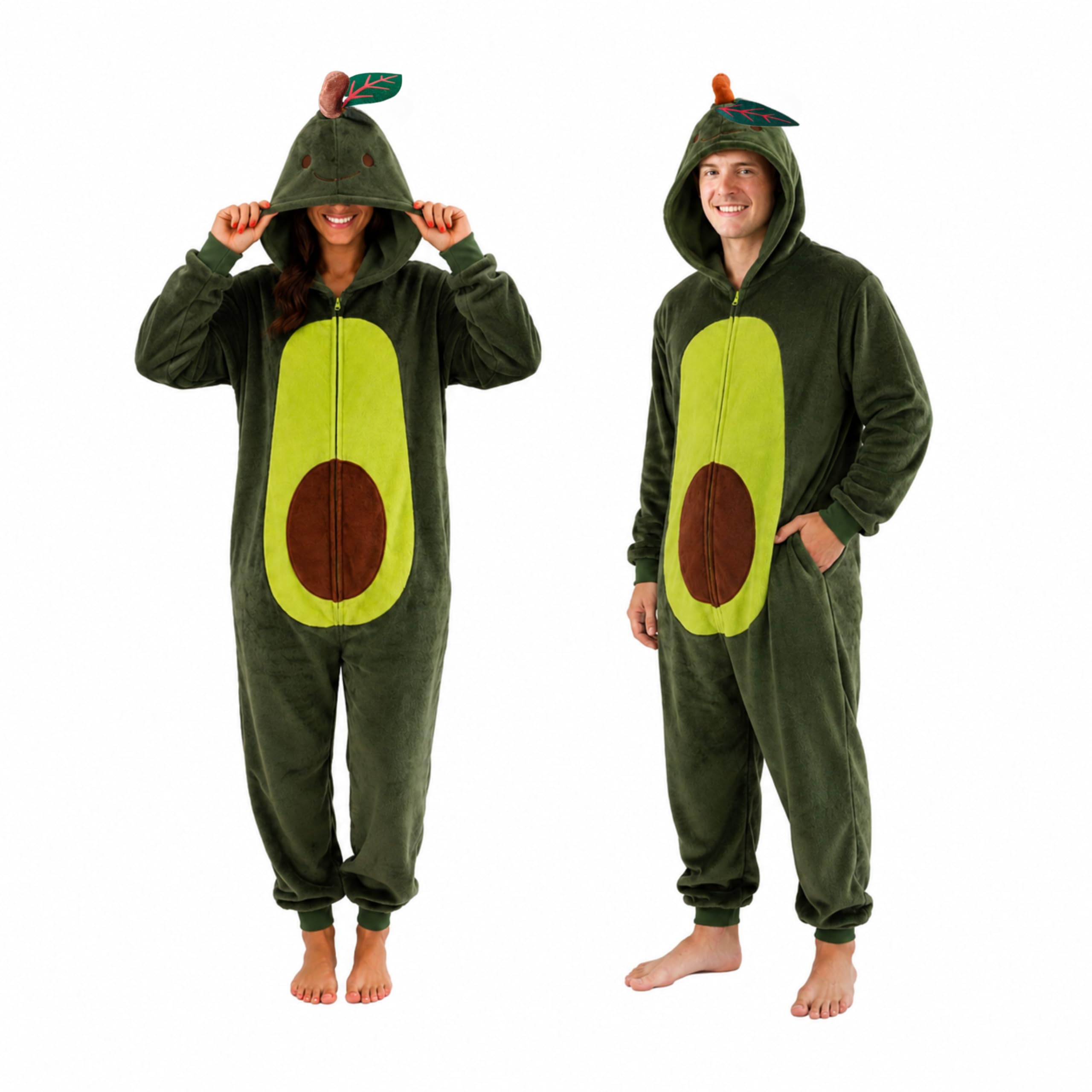 Cosfaire Slim Fit Adult Onesie - Animal Costume - Plush Unisex Halloween One Piece Cosplay Suit for Women and Men - View 22