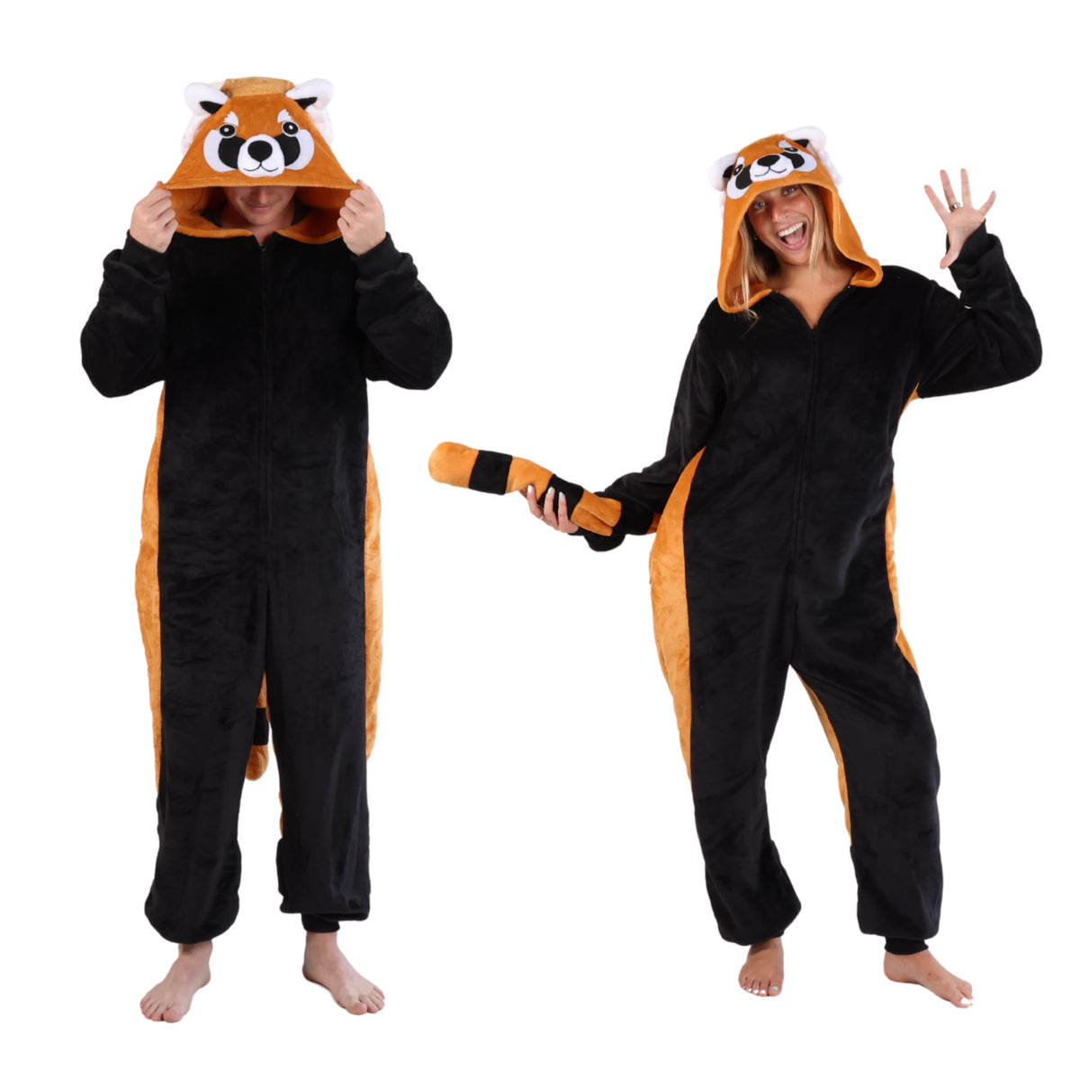 Cosfaire Slim Fit Adult Onesie - Animal Costume - Plush Unisex Halloween One Piece Cosplay Suit for Women and Men - View 44