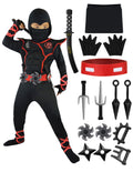 Cosfaire Halloween Ninja Costume, Ninja Outfit Set for Kids, Halloween Costumes for Boys Dress Up Party - View 7