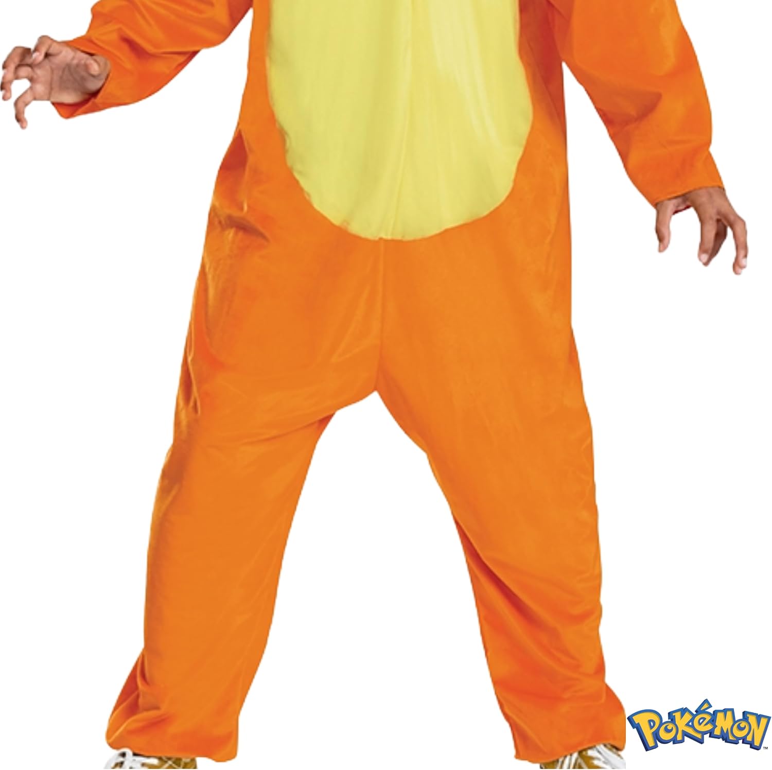 Cosfaire Charizard Costume, Deluxe Pokemon Halloween Costume with Hood and Wings, Adult Size - View 4
