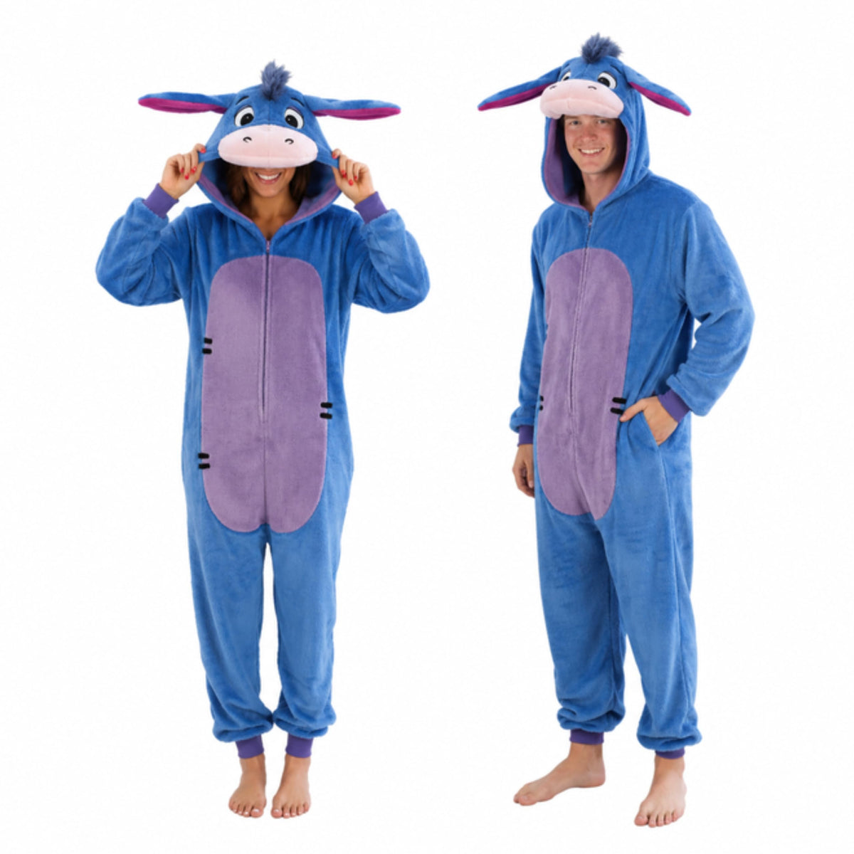Cosfaire Slim Fit Adult Onesie - Animal Costume - Plush Unisex Halloween One Piece Cosplay Suit for Women and Men - View 23