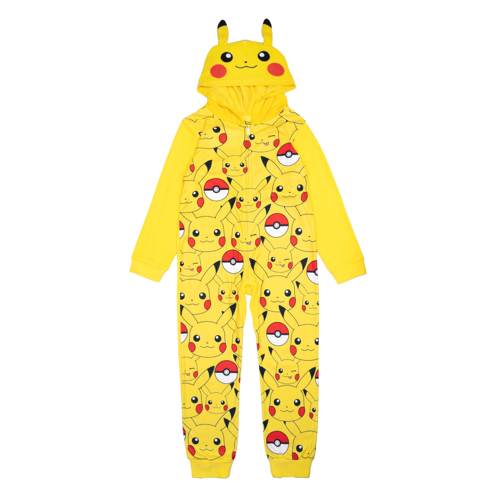 Cosfaire Pokemon Kids' One-Piece Hooded Union Suit Onesie Blanket Sleeper - View 2