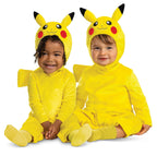 Cosfaire Pikachu Costume Romper, Pokemon Toddler Outfit and Headpiece - View 7