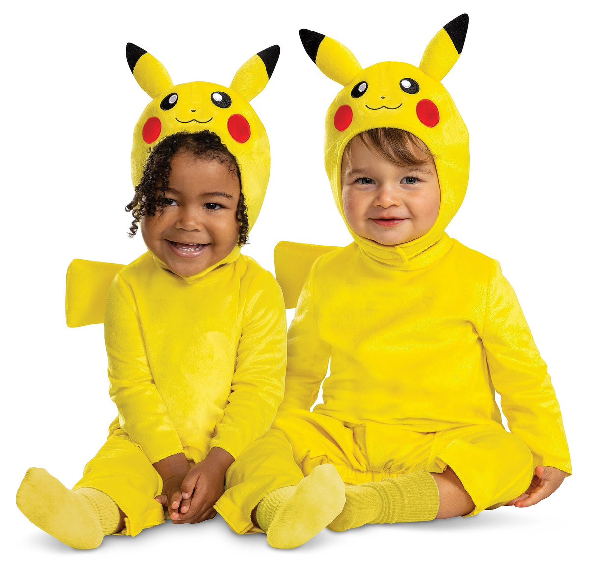 Cosfaire Pikachu Costume Romper, Pokemon Toddler Outfit and Headpiece - View 7