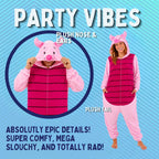 Cosfaire Slim Fit Adult Onesie - Animal Costume - Plush Unisex Halloween One Piece Cosplay Suit for Women and Men - View 2