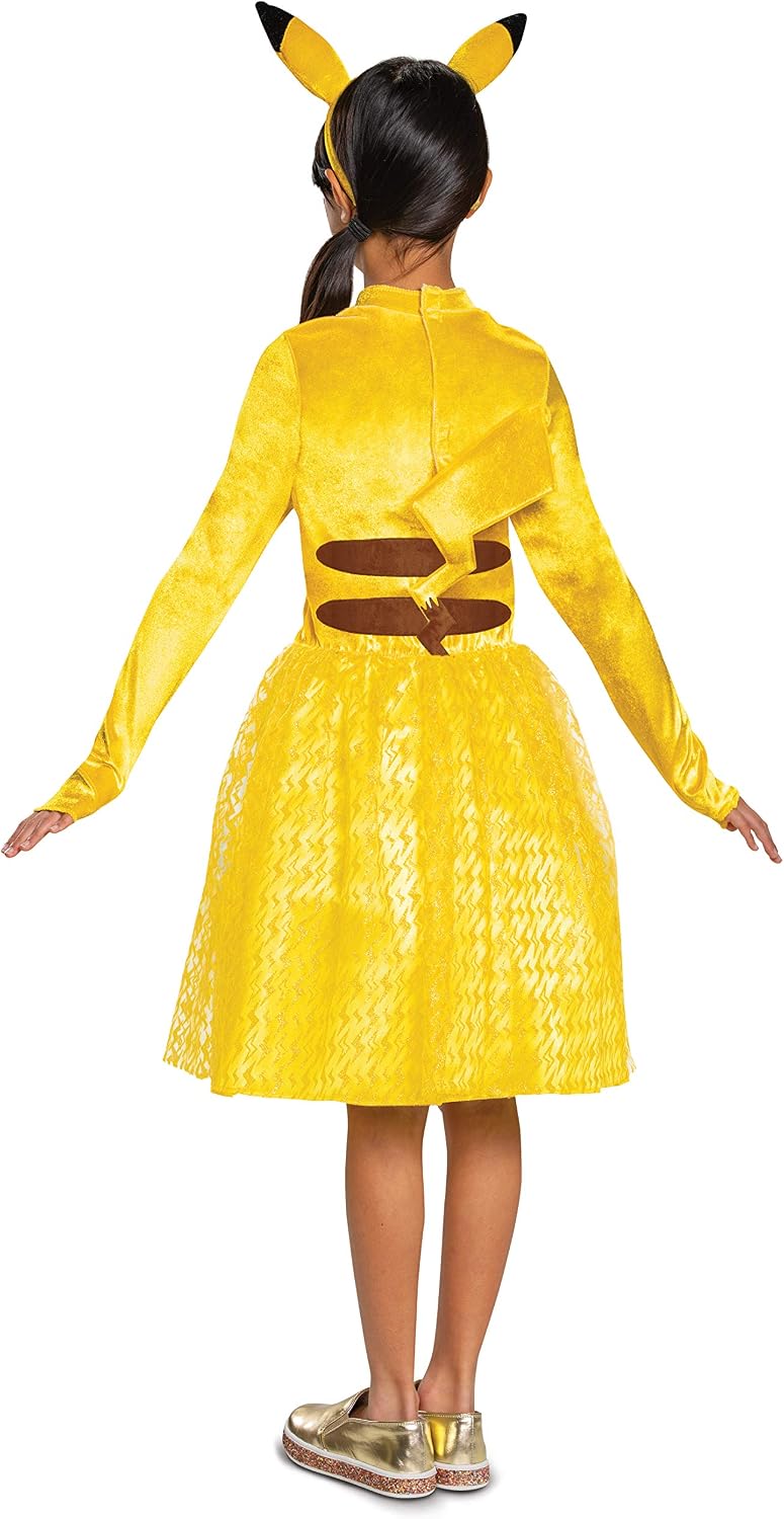 Cosfaire Pikachu Pokemon Classic Child Girls Costume - View 2