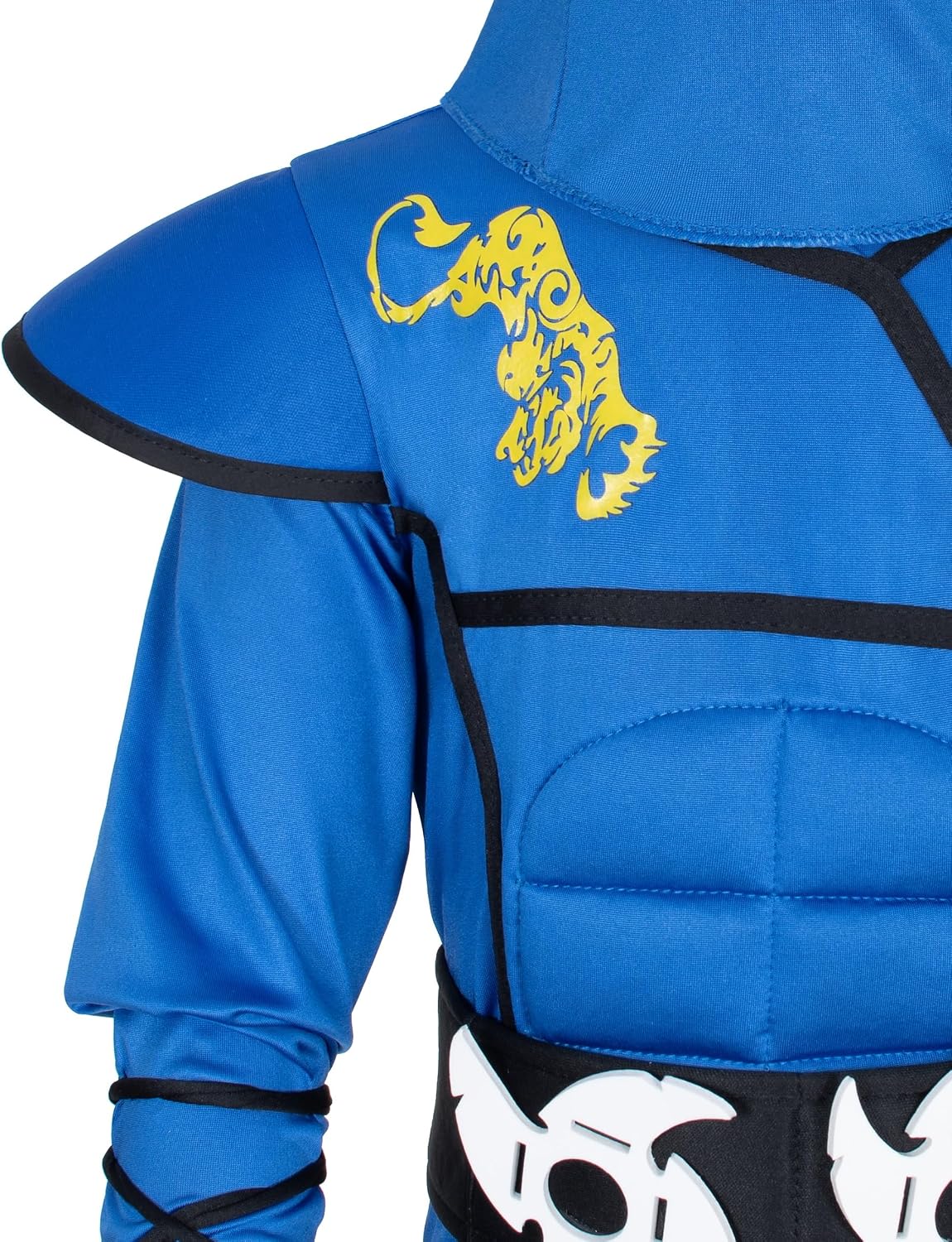Cosfaire Kids Ninja Costume - Muscle Ninja Costume Suit with Deluxe Ninja Toys for Little Boys & Girls Halloween Cosplay Dress Up - View 6